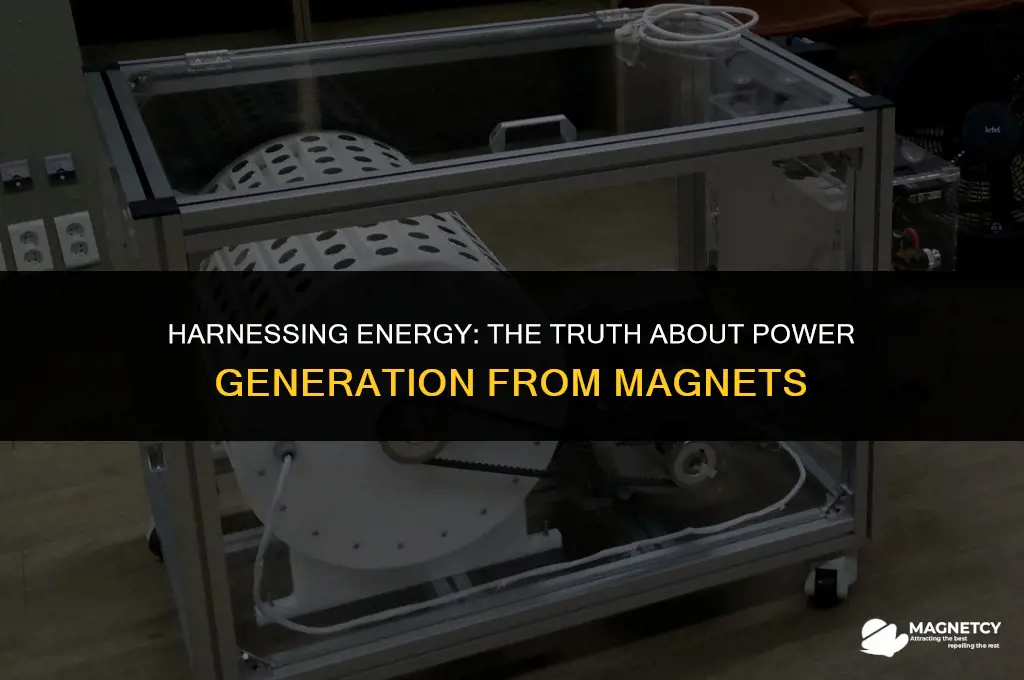 can you get ppwer from a magnet