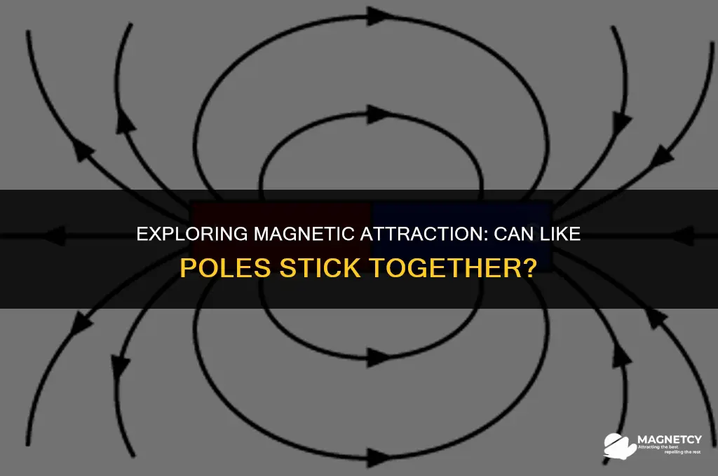 can you glue a positive magnet to a positive magnent