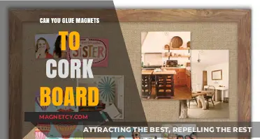 Exploring Crafty Ideas: Gluing Magnets to Cork Board