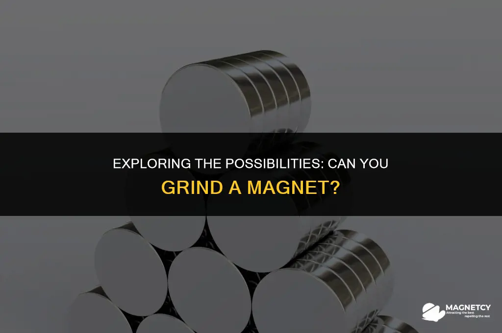 can you grind a magnet
