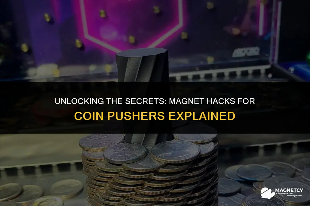 can you hack a coin pusher with a magnet