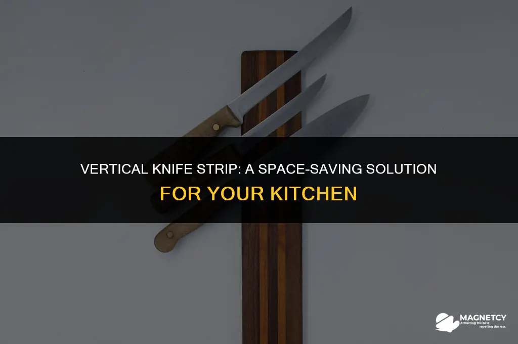 can you hang a magnetic knife strip vertically