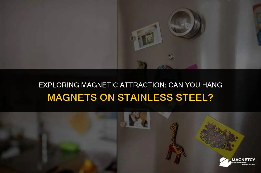 can you hang magnets on stainless steel