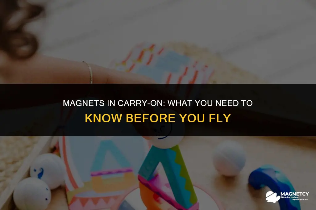 can you have magnets in your carry on