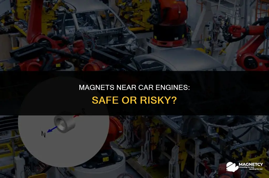 can you have magnets near car engine