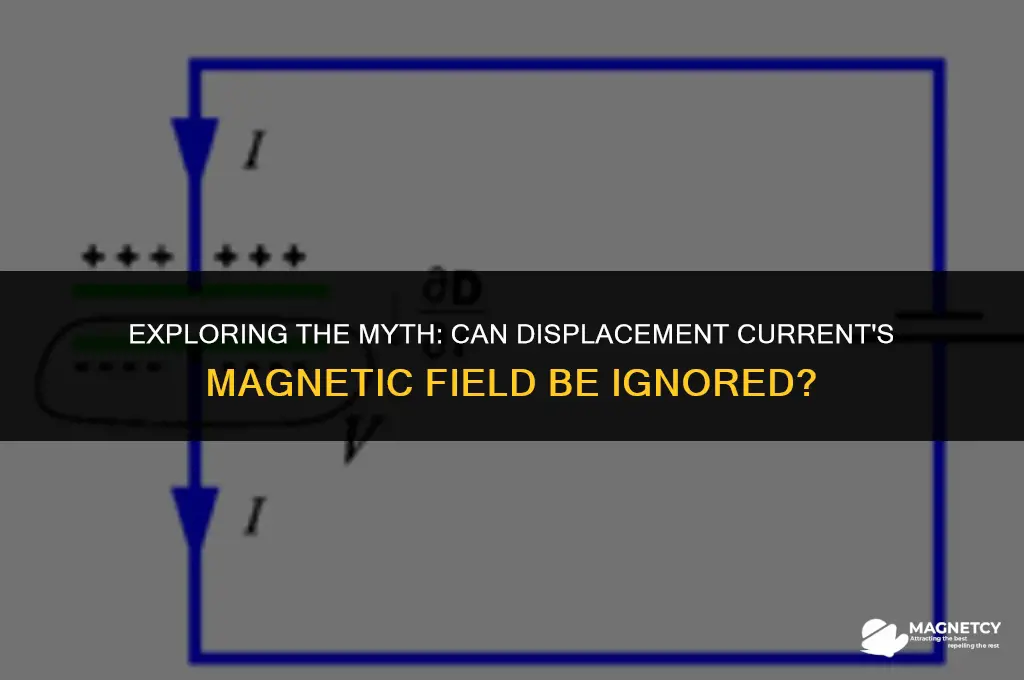 can you ignore magnetic field due to displacement current