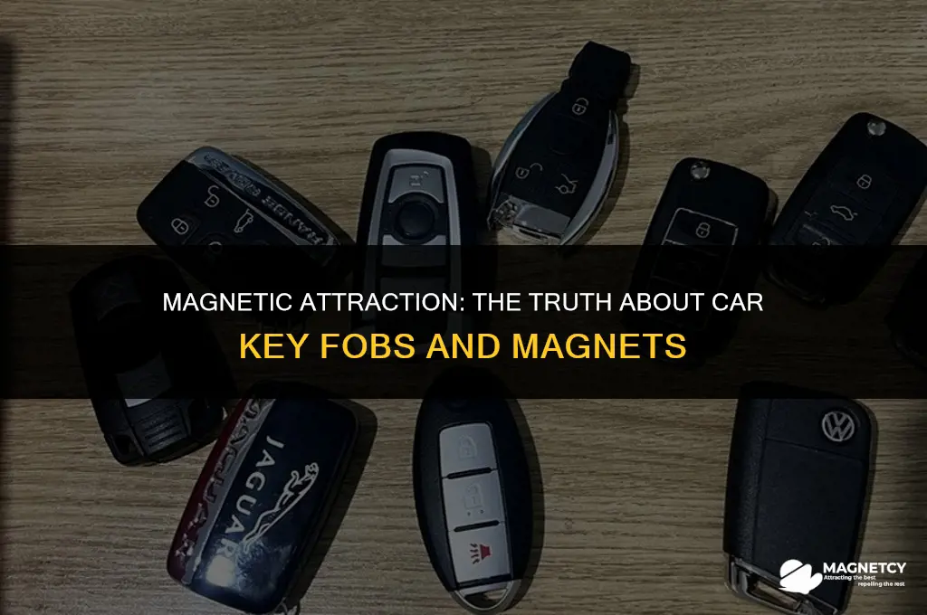 can you keep a car key fob near a magnet