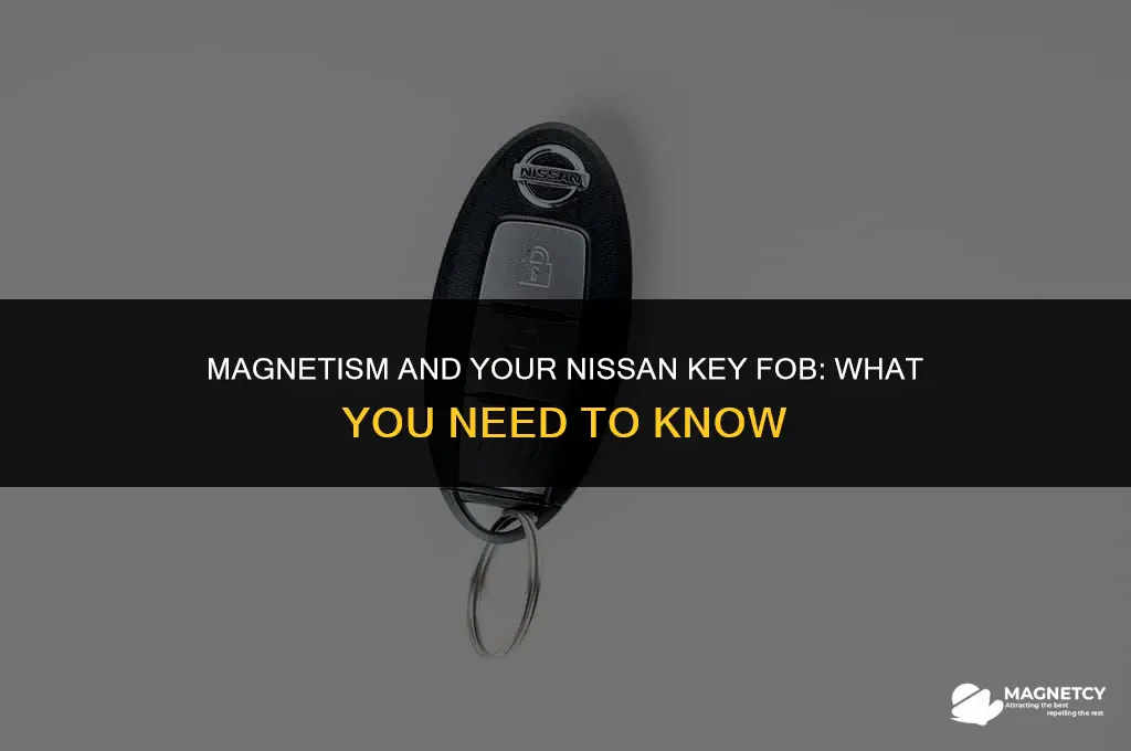 can you keep a nissan key fob near a magnet