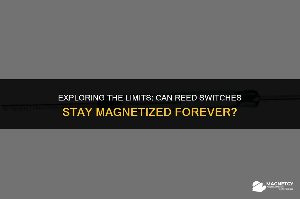 can you keep a reed switch permanently magnetized
