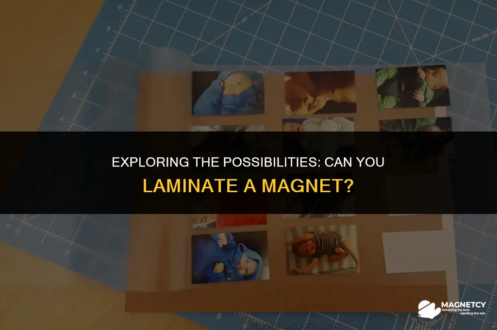 can you laminate a magnet