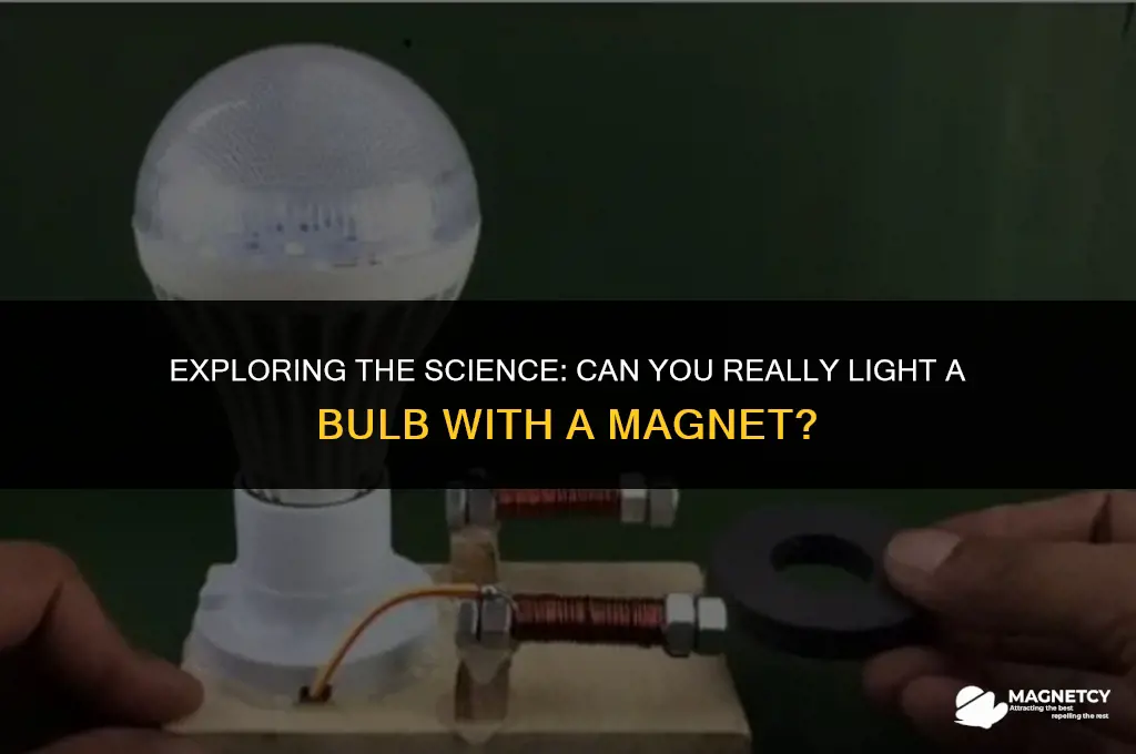 can you light abuld with magnet