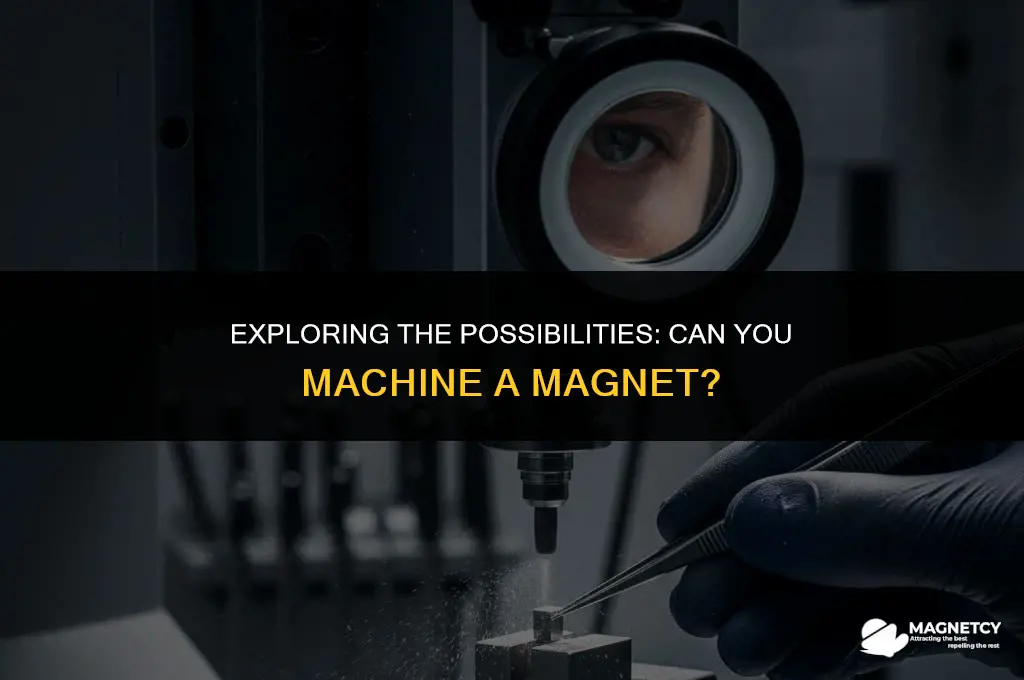 can you machine a magnet