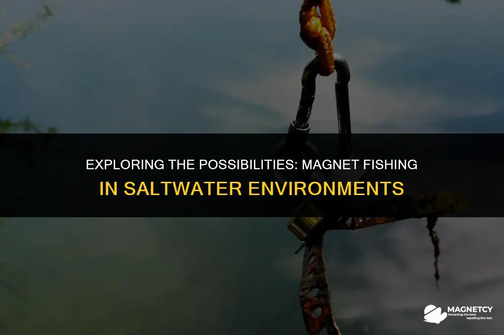 can you magnet fish in salt water