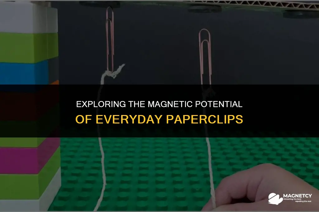 can you magnetize a paperclip