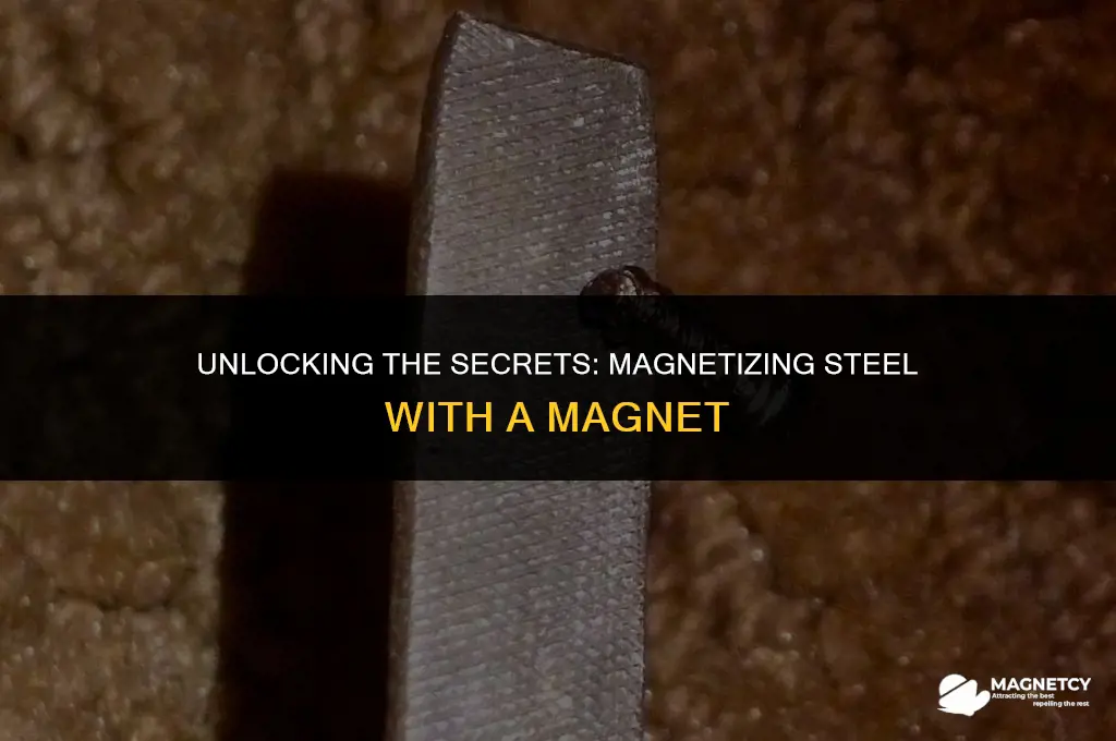 can you magnetize a piece of steel with a magnet