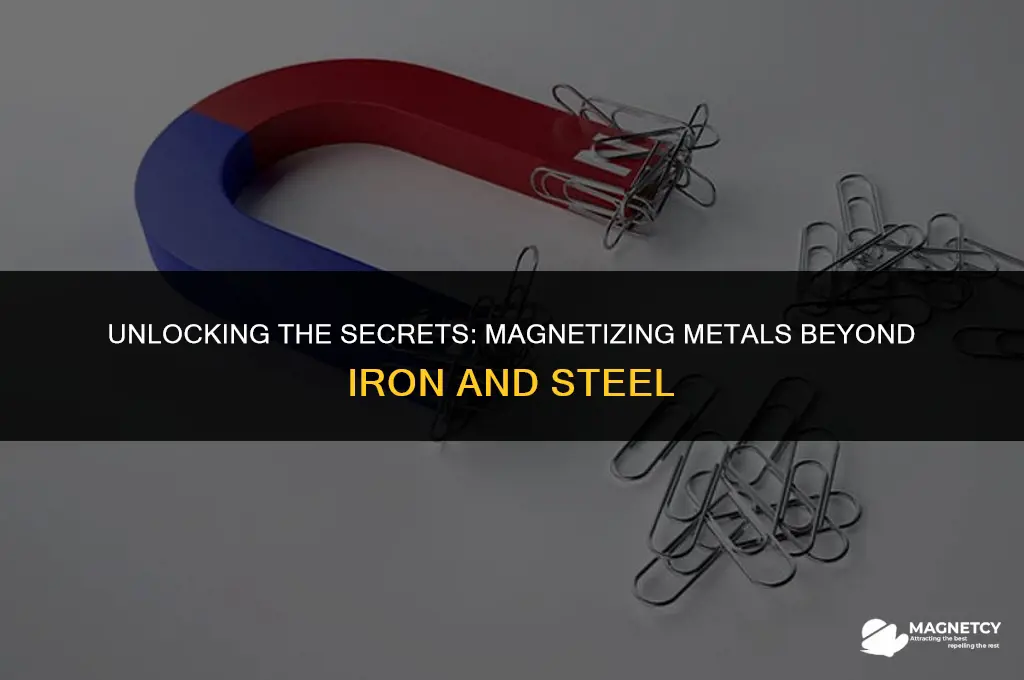 can you magnetize any metal