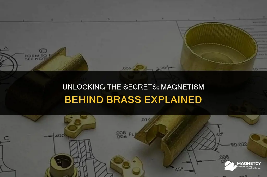 can you magnetize behind brass