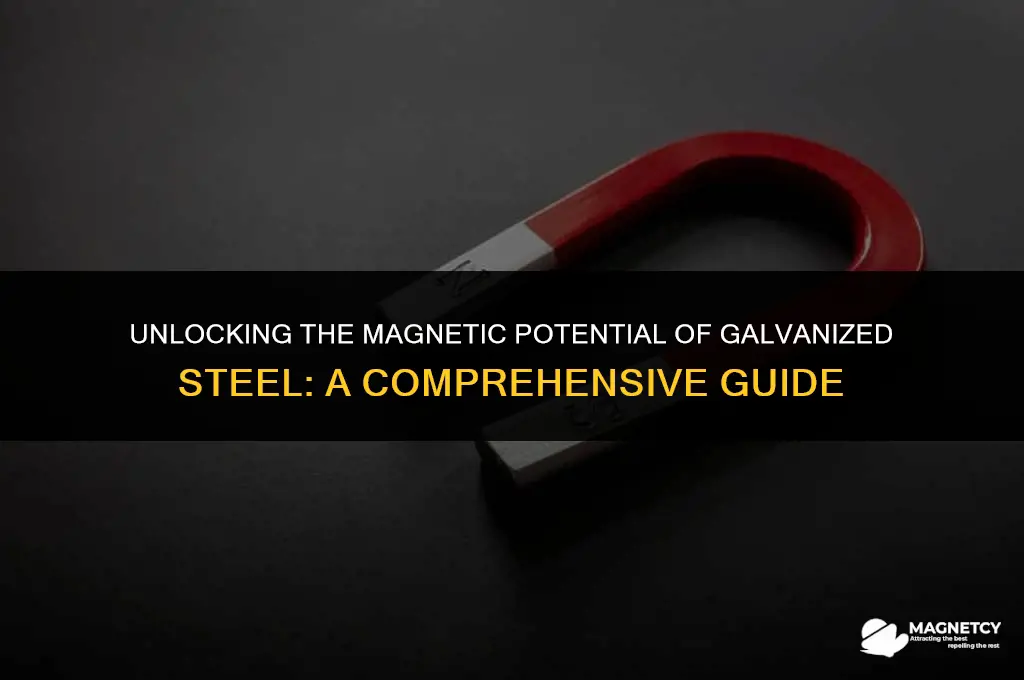 can you magnetize galvanized steel