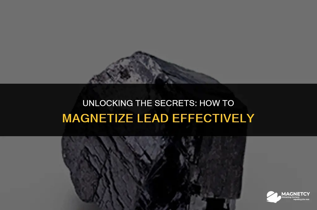 can you magnetize lead