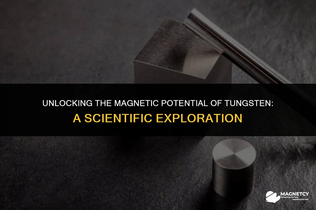 can you magnetize tungsten
