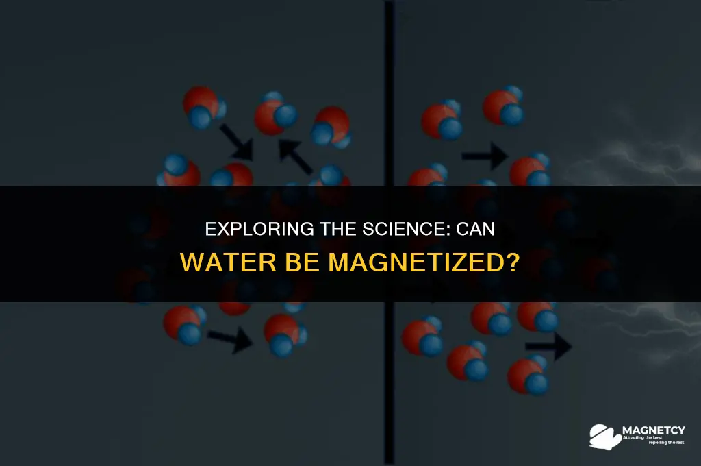 can you magnetize water