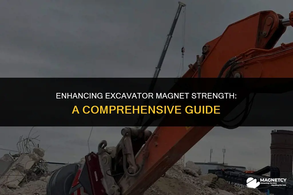 can you make a excavator magnet stronger