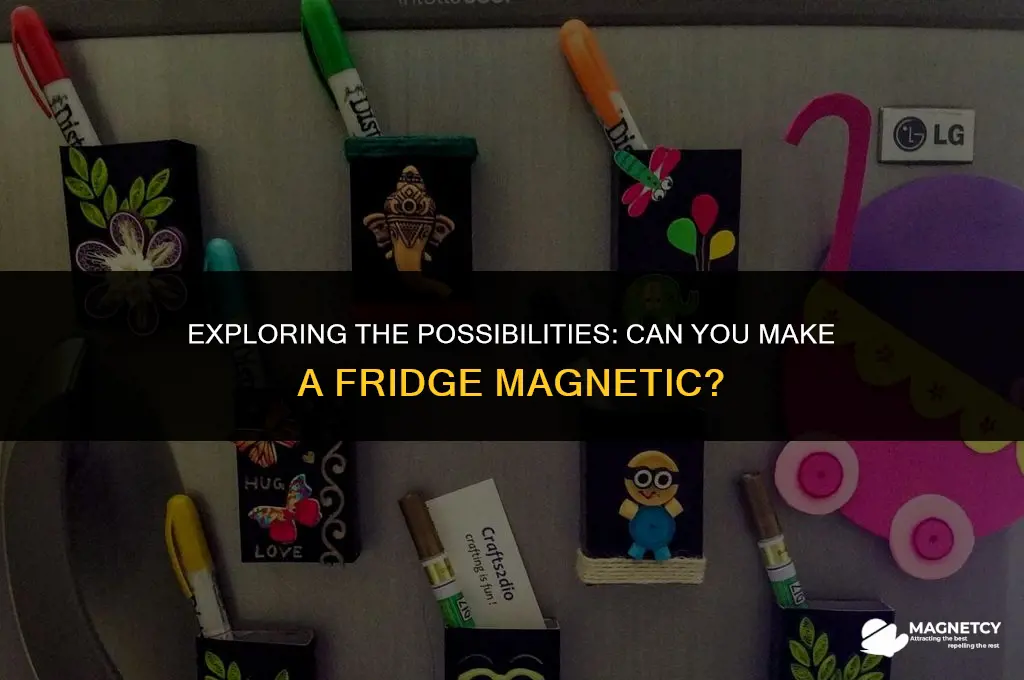 can you make a fridge magnetic