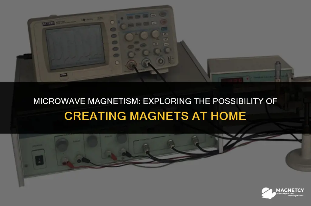 can you make a magnet from a microwave