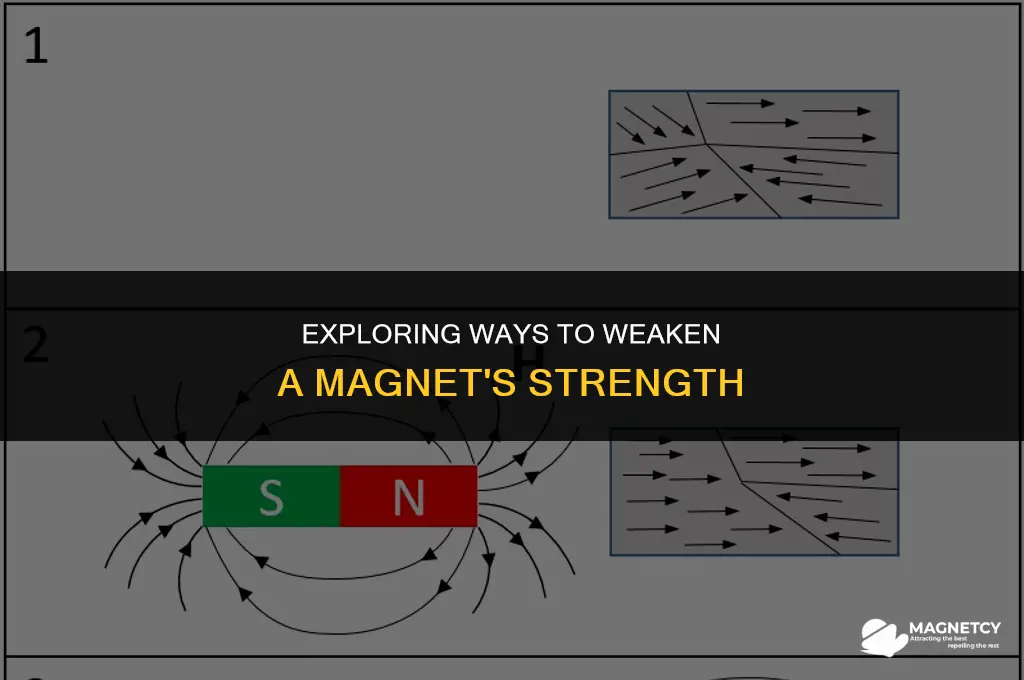 can you make a magnet less strong