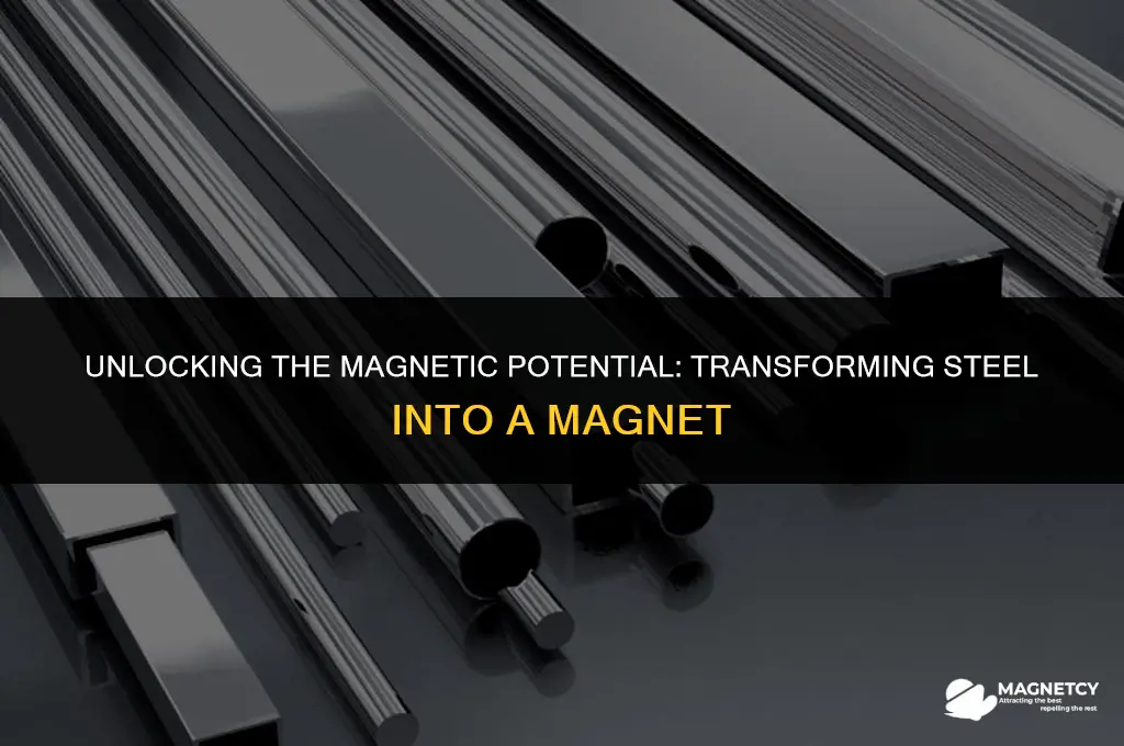 can you make a magnet out of steel