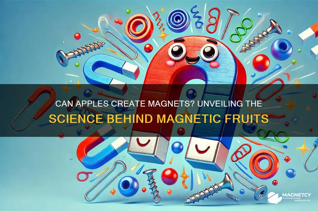 can you make a magnet using an apple