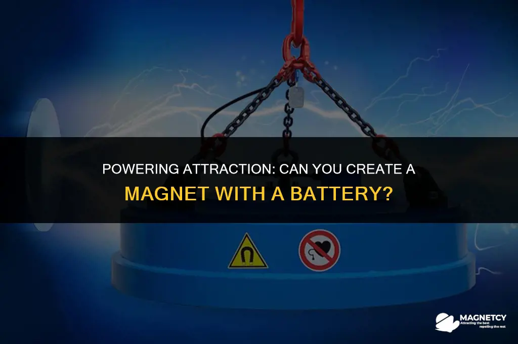 can you make a magnet with a battery
