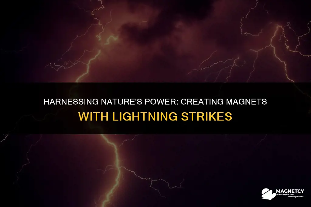 can you make a magnet with lightning