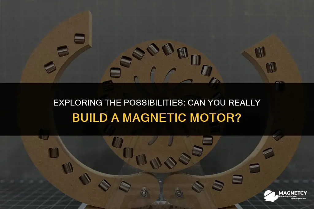 can you make a magnetic motor