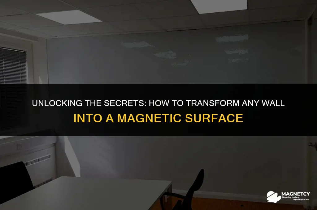 can you make a wall magnetic