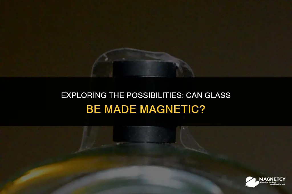 can you make glass magnetic