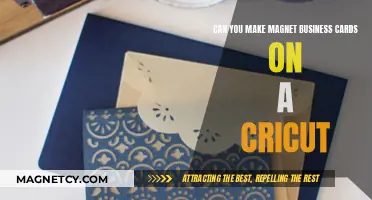 Crafting Magnetic Business Cards with Cricut: A Step-by-Step Guide