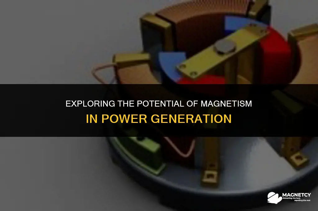 can you make power with magnets