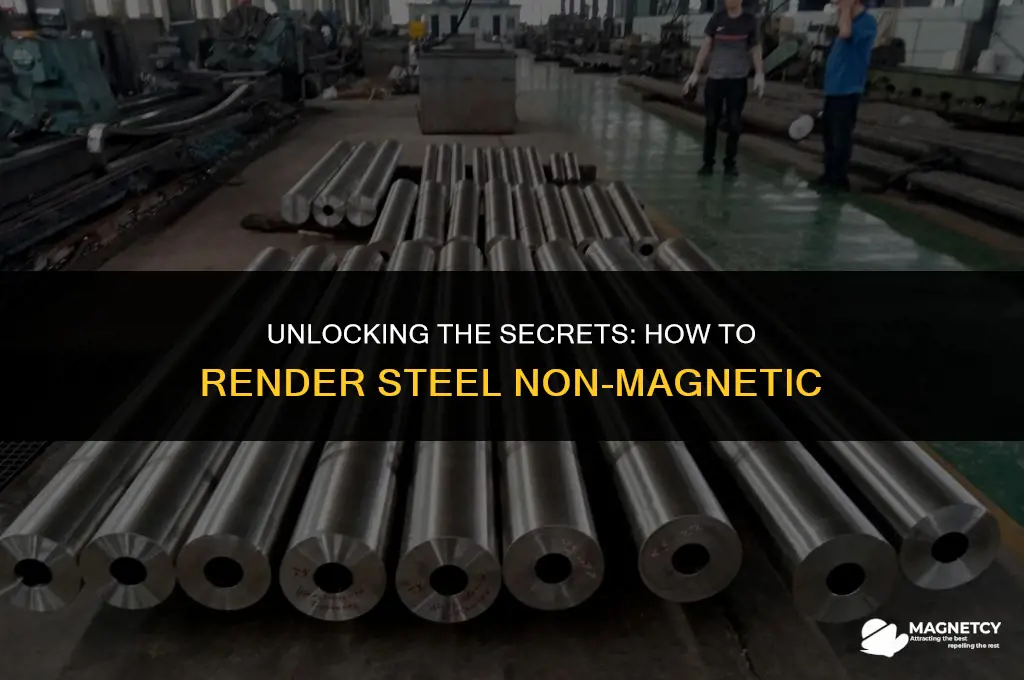 can you make steel not magnetic
