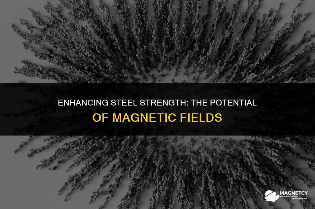 can you make steel stronger with magnetic fields