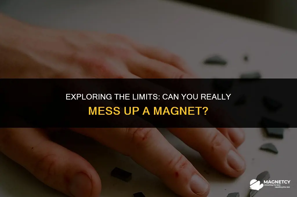 can you mess up a magnet