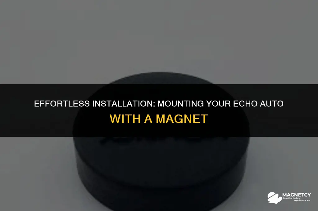 can you mount a echo auto with a magnet