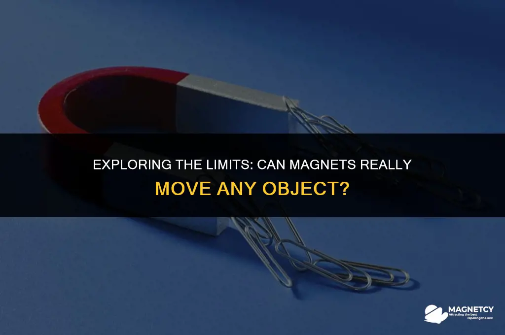 can you move any object with magnets