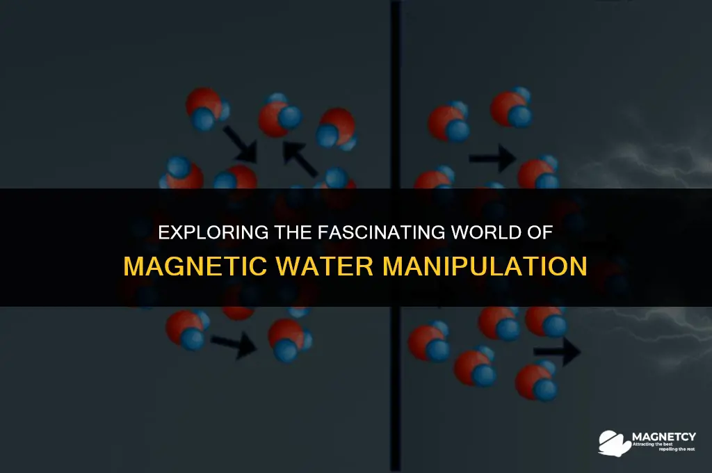 can you move water with a magnet