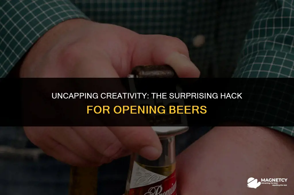 can you open a beer with a quarter and magnet