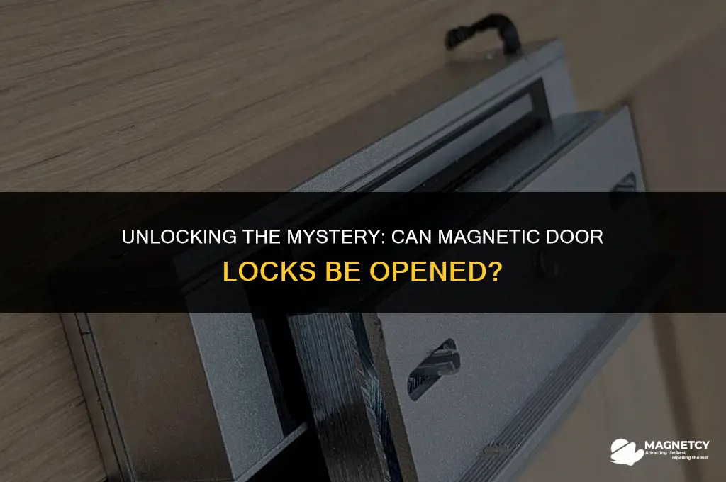 can you open a magnetic door lock