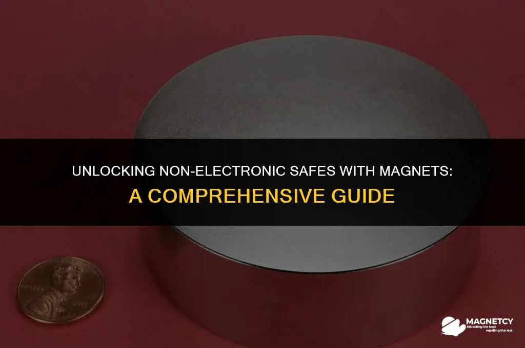 can you open safe that is not electronic with magnet