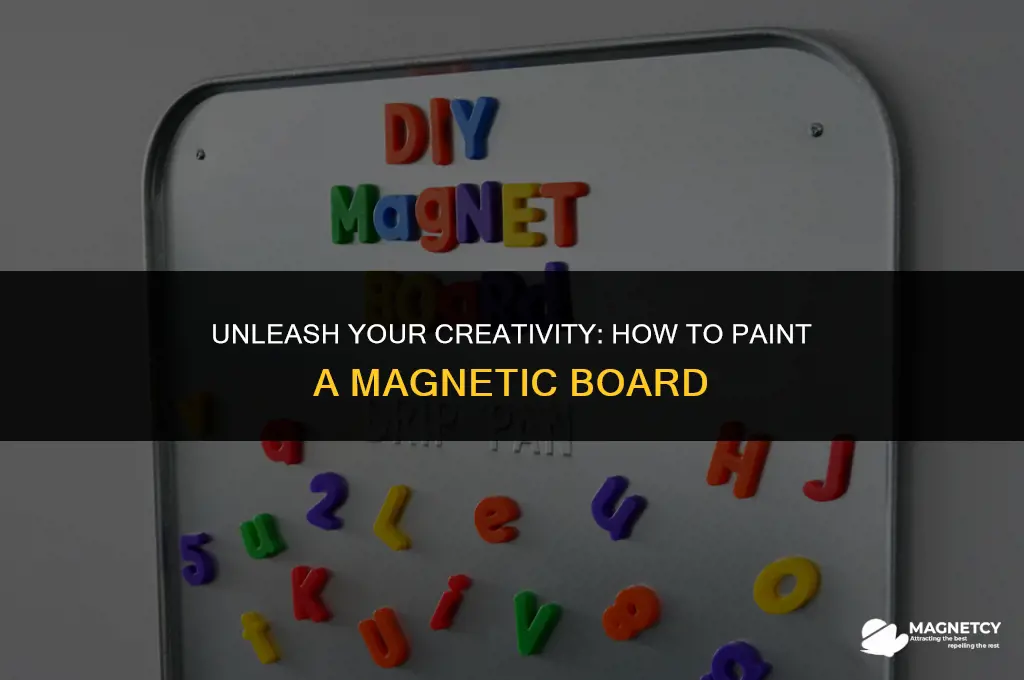 can you paint a magnetic board