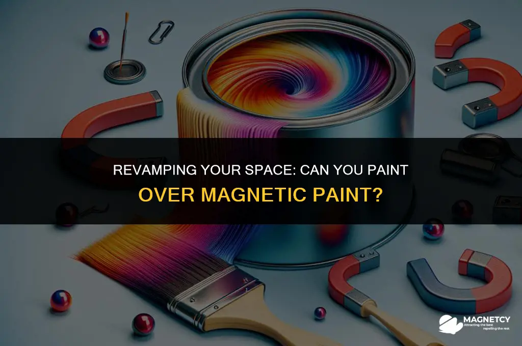 can you paint over magnetic paint