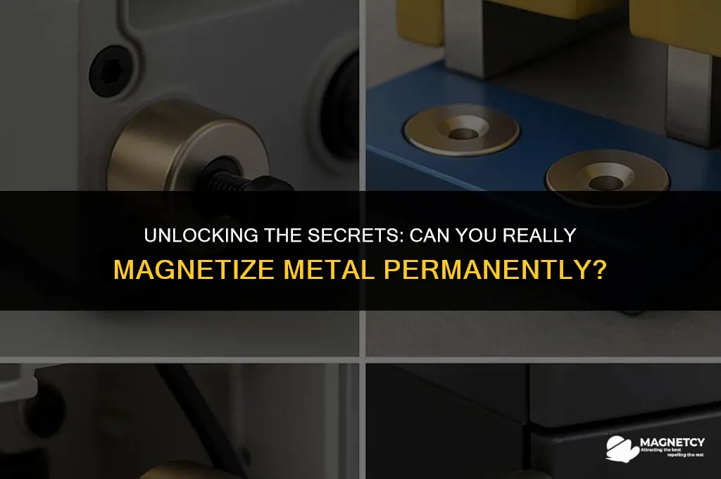 can you permanently magnetize metal